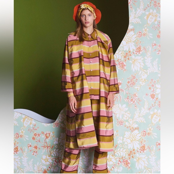 Stine Goya Kathy Striped Pants Multicolor pink yellow - Picture 2 of 16